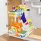 homicozy Rangement sous Évier, Organisateur sous Evier Coulissant à Extraction avec 4 Crochets et 1 Tasse, Réglable Etagere sous Evier, Rangement et Organisation de Cuisine, Placard, Bain(Blanc)