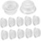 PRETYZOOM 12pcs Replace Float Valve Gasket Silicone Pot Rings Pressure Cooker Valves Circles Pressure Cooker Valves Gaskets Pot Gaskets Pot Sealing Gaskets Pressure Cooker Supplies Pot Parts