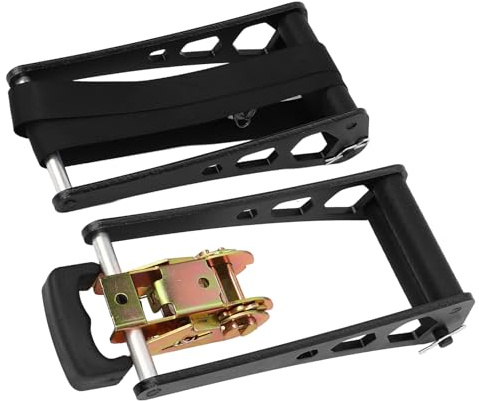 HELEVIA Tragbare Bogenpresse Im Ratschenstil, Aluminiumlegierung, Compound-Bogenpresse, Saitenwechsler, Einstellwerkzeuge, Ratschen-Loc-Presse (Schwarz)
