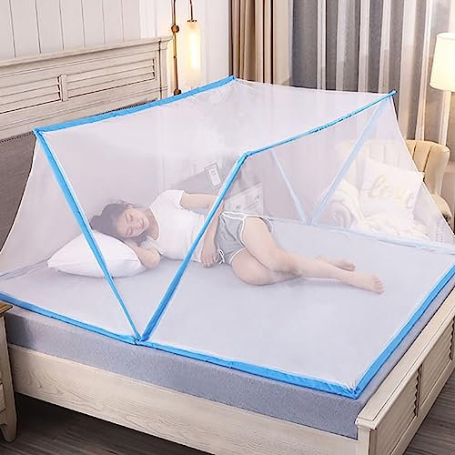 Tenda con zanzariera, copriletto unisex per adulti/bambini, culle portatili pieghevoli, anti punture di zanzara