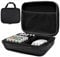 BLLREMIPSUR Battery Organizer Storage Container, Portable Battery Storage Box Batteries Case Holder, Holds 40 AA and AAA Batteries with Mesh Pocket