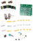 Sessleger Amplificatori A Tubi Audio Amplificatore Di Bordo Audio Pre-Amplificatore Miscelatore 6J1 Preamplificatore A Valvola Bile Pad Kit Fai Da Te