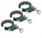 Zilimontt 3Pcs Blue Cable Wire Threading Tool Cable Tray Roller Cable,Threading Wire Pulling Pulley, Auxiliary Tool Cable Pulley Decoration(dark green)