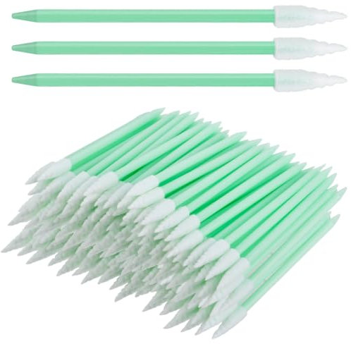 200 Stück Schaumstofftupfer Set,SchaumreinigungsstäBchen ReinigungsstäBchen,Mehrzweck Reinraum Schaumstoffspitze,Reinigungstupfer Mehrzweck für Tintenstrahldrucker,Pistole,Kamera Autodetaillierung