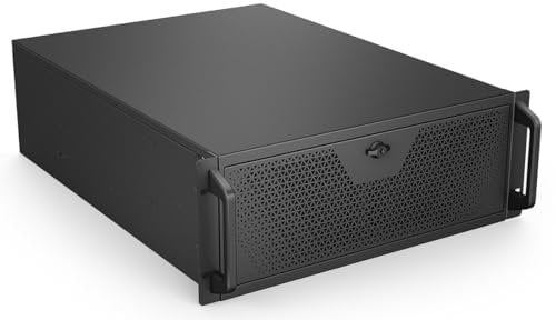 Powercool Codegen 600mm 4U Rackmount Server Case With Water Cooling Capability, E-ATX, 2 x 3.5 HDDs, 7 x 2.5 SDDs, 2 x 80mm HDB PWM Fans & USB Type C Included | Black