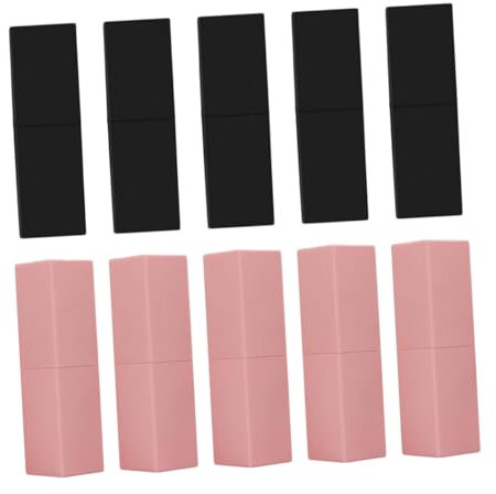OSOLADY 10stücke Nachfüllbare Lippenstift-tuben Tragbare Matte Kosmetik-lippenbalsam-flaschen Für Lippenpflege Und Make-up Für Reisen Und Alltag