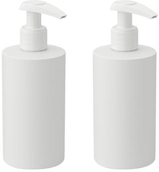 FSSTUD 2 Pcs 200ml Empty Plastic Shampoo Pump Bottles Refillable Hand Soap Dispensers Kitchen Dish Soap Dispensers Bathroom Shower Gel Containers for Liquid Toiletries
