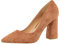 Scarpe larghe da donna con tacco, punta tonda, grosse, décolleté nere taglia 40, rosa, 38.5 EU