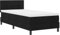 vidaXL Boxspringbett mit Matratze Schwarz 100x200 cm Stoff