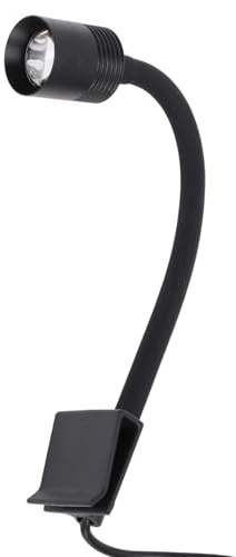 Fabater Aquarium-Spot-Licht, 3-Farben-Beleuchtung, Verstellbar, IP65, Wasserdicht, USB-betrieben, Mini-Clamp/Holder-on-LED-Aquarium-Scheinwerfer für Aquarien
