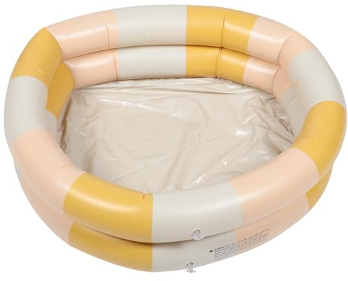 DIYEAH Piscine Gonflable Garçon Fille Ronde PVC Anneaux Sécurisée pour Garçons et Filles pour Jeux et Bain Cadeau pour Fête et Détente