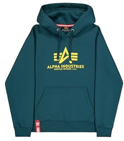 Alpha Industries Herren Basic Bl Kapuzenpullover (1er Pack)