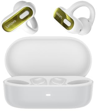 Lenovo Open-Ear Clip-on Earbuds X500 Weiss | Bluetooth Kopfhörer | In Ear Kopfhörer | Kabellos