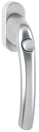 HOPPE Fenstergriff duraplus Tôkyô in Aluminium natur (mit Druckknopf)