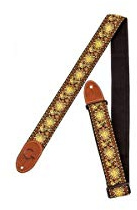 Fender Gretsch G 922-0060-102 Brand Guitar Strap - Yellow/Orange, Guitar Accessories, Large