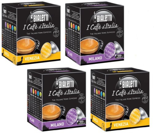 Bialetti: Two Pair Milano + Venezia Set of 64 Capsules * (2+2) * by Bialetti