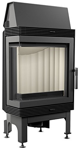 Kamineinsatz aus Stahl Blanka Links 8 kW Ø 160