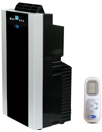Whynter Portable Air Conditioner 14,000 BTU & Heater with Dual Hose Dehumidifier & Cooling Fan for 500 Sq Ft Rooms, Includes AC Unit Window Kit, ARC-14SH (9,200 SACC)