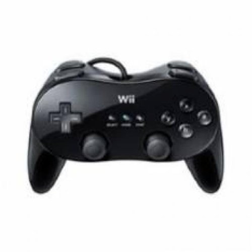 Nintendo Wii Classic Controller PRO Gamepad Wii Nero