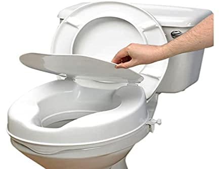 Ayudas tecno dinamicas, s.l. - Elevador de WC, con tapa, 10 cm, Único