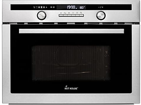 Microonde da incasso 60 cm | 44L | 3,35kW | Funzione pizza | Griglia | Aria calda | Timer automatico | EBM4502ED