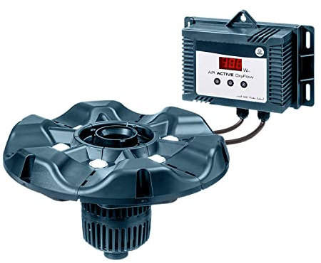 Unbekannt FIAP AIR Active OxyFlow - Fontaine Flottante - Aérateur pour Bassin de Jardin avec éclairage LED - Réglable - Ventilation - Jeu d'eau
