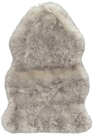 Mint Rugs Superior Faux Lammfell Schaffell Kunsfell Dekofell Fell-Teppich Super weich Fellimitat Lammfellimitat Fell Optik für Schlafzimmer Läufer Bettvorleger Stuhl-Sitzkissen Natur Dipdye 120x170 cm