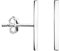 SOFIA MILANI - Damen Ohrringe 925 Silber - Ohrstecker Stab Schlicht - 20531