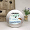 Personalised Printed Silver Tin - Blue Camper Van Treats