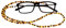 AMBERAGE Natürliche baltische Bernstein Perlen Brillen Brillen Halter/Brillenkette für Erwachsene Handgefertigt (3 Farben) (Multi Farbe)