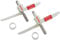 LICHTBLAU 2er Set Mitnehmer Flügelrad 630760 für Bosch Küchenmaschine MUM5 I MUM Serie 2 I Durchlaufschnitzler Ersatzteil passend für MUZ5DS MUZ5VL Veggie Love 00630760