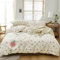 DREAMINGO Süßes Erdbeer-Bettwäsche-Set, Queen-Size-Bett, Teenager, Mädchen, Kawaii-Schlafzimmer-Dekor, Baumwoll-Bettbezug mit Reißverschluss, leicht, 3-teiliges Bettwäsche-Set mit 2 Kissenbezügen,