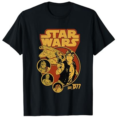 Star Wars Est. 1977 Character Collage Poster T-Shirt