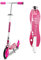 EINFEBEN Kinder Scooter mit 190mm Big Wheels -klappbar 3 Höhenverstellbar Mädchen und Junge Freizeit City Roller klappbar- bis 100KG Gewicht (Rosa)