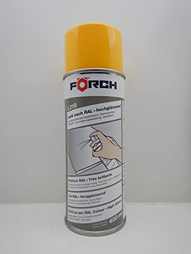 Peinture en spray jaune signalétique RAL 1003 - 400 ml