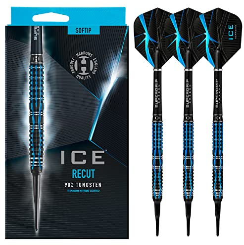 Harrows Darts Ice Recut 90% Tungsten Softdarts 21g