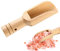 ueslwser Mini Wooden Scoop,1 Pieces Bamboo Bath Salt Scoop Bath Salt Spoon,Mini Wooden Spoon for Salts Honey Spices Scoop Sugar Ice Cream Powder Chili Powder Coffee Beans with Holes (1pcs)