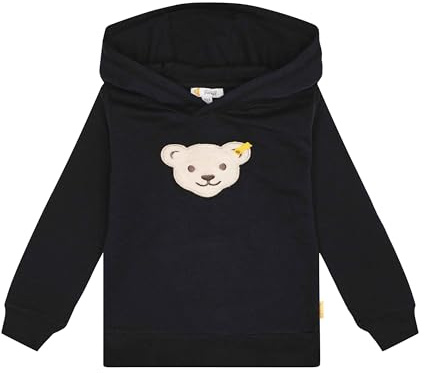 Steiff Jungen Sweatshirt mit Kapuze Teddykopf mit Squeezer Sweatshirt