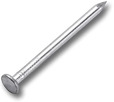 BOUACOUA Stainless Steel Masonry Nails Concrete Hard Wall Nails 6x153mm (6in) for DIY and Crafts, Home Décor, Woodwork, Furniture and Construction (5 Pack)