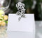 Funjxhey 50Stück Tischkarten Platzkarten Namenskarten Geburtstag Hochzeitskarten Namensschild Sitzkarte Herz Party Feste Geburtstag Taufe (White)