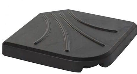SHIITO | Base para Sombrilla de Hormigón | Pie para Parasol | Hormigón | Color Negro | Jardin Exterior | Estructura Duradera | Resistente