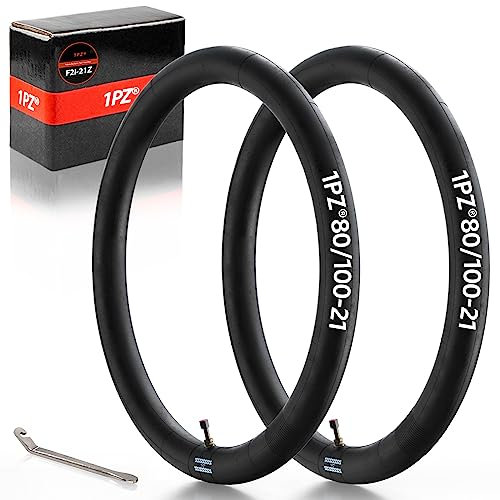 1PZ F2I-21Z Cámara de aire resistente 2.75-21 80/100-21 90/100-21(300/325-21) Reemplazo para motocicleta de 21'' Motocros Dirt PW80 YZ80, con válvula Schrader TR4