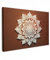 MuchoWow© Bilder Groß 120x80 cm XXL Wohnzimmer Deko Modern Wandbild Foto auf Leinwand Bild Schlafzimmer Room Decor Geschenke Mandala - Weiß - Braun