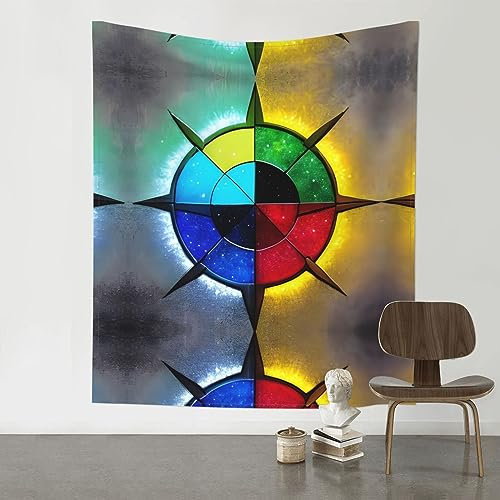 Mdatt Shine In All Directions Wandteppiche für Schlafzimmer Wand 152,4 x 127,7 cm Wandteppich, Wohnzimmer Wandbehang für Dekoration Taperstry.