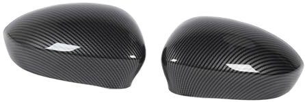 Rearview Mirror Cover, Door Side Wing Mirror Housing Protector Replacement for 500 2007 to 2020, Car Rearview Cap Guard, 2PCS (Carbon Fiber Style)