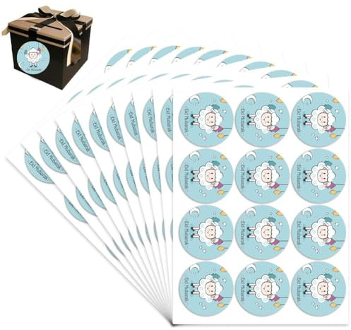 Abbdbd 120pcs Ramadan Aufkleber Eid Mubarak Geschenketikett Ramadan Mubarak Aufkleber Ramadan Label Islamic Muslim Eid Supplies