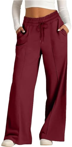 Cocila Buy British Day Deals Elastic Black Trousers Women Yellow Joggers Women Size 12 Trousers Women Black High Waist Palazzo Pants Cropped Pants for Women Amazon Sale Clearance