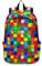 Mnsruu Großer Reiserucksack, 48,3 cm (19 Zoll), abstrakte Regenbogenfarben, bunte Fliesen, Laptop-Rucksack, Business-Arbeitstasche, College, Computer, Schultasche, wasserabweisend und leicht,