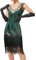 Mutter Geschenk Geschenk Für Frauen Abendkleider Elegant Für Hochzeit Damen Kleid 1920er Pailletten Perlen Doppelte Quasten Partynacht Flapper-Kleid Kleider Damen Festlich Glitzer