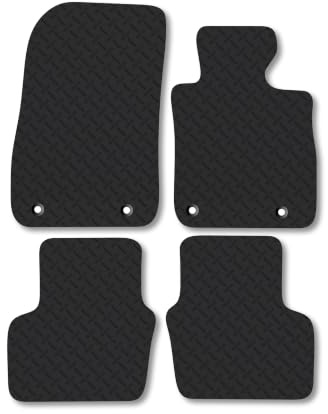 Mazda CX-3 (2015-2021) 5mm Rubber Car Mats | Heavy Duty Rubber Tailored Fit Floor Mats Full Coverage Durable Waterproof Accessories Easy Clean Anti Slip Made in the UK